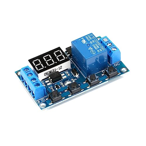 Relais temporisation numérique réglable et précis avec programmateur de cycle LED - 5