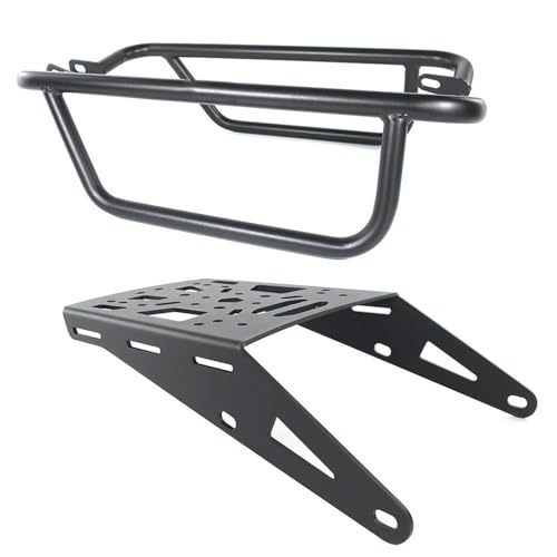 Porte-bagages arrière Yamaha XT250X haut de gamme et barres de protection latérales moteur - 3