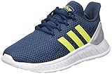 adidas 370 Sneaker mit Laufschuh-Vibe adidas Questar Flow NXT Sneaker, Crew Navy/Acid Yellow/Halo Silver, 37 1/3 EU