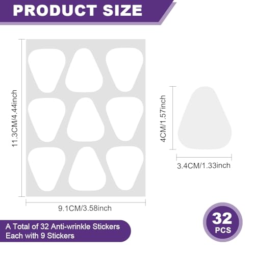 LOPHE Triangle Wrinkle Patches, Anti Wrinkle Facial Patches, Anti Wrinkle Tape, Wrinkles treatment - Image 2
