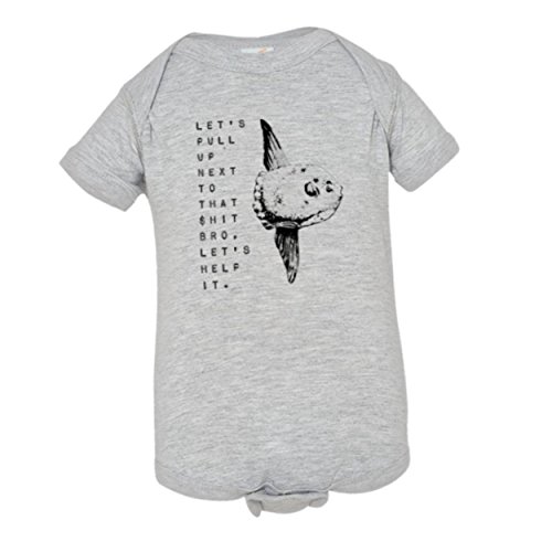 PleaseMeTees Baby Ocean Sunfish Lets Pull Up Next HQ Jumpsuit-Grey-NB