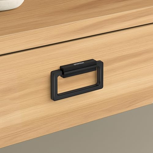 Image of Plantex Rajwadi Drawer Kadi /Drawer Handle /Kadi for Drawers /Pull-Push Kadi for Home /Office Cabinet - Pack of 1 (SH-344, Z-Black)