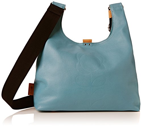 Image of Orla Kiely Embossed Flower Leather Midi Sling Bag