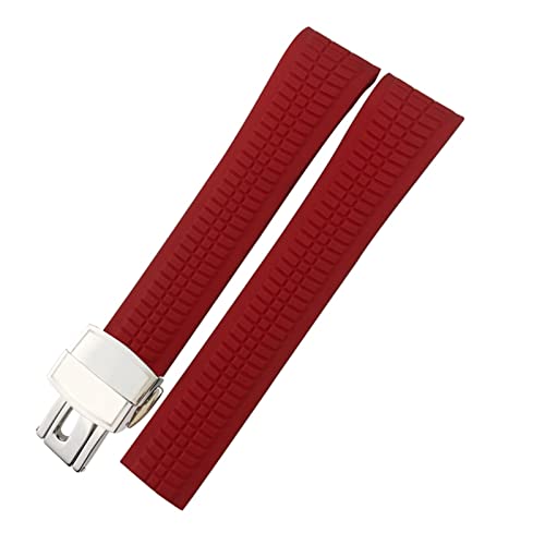 Bracelet silicone 21mm de qualité supérieure pour montre Aquanaut 5167A et 5164A