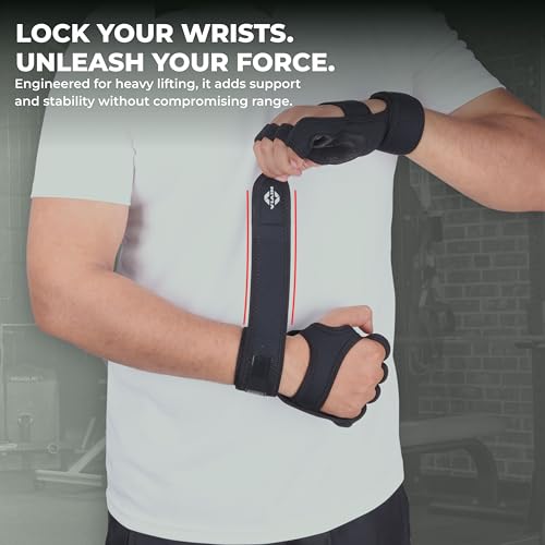 Image of Nivia Spider Gym Gloves for Men & Women, Breathable & Lightweight Design, Padded Palm for Enhanced Grip, Wrist Support Strap, Ideal for Weightlifting, Cycling, Fitness & Cross Training