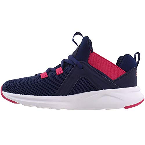 Image of PUMA unisex child Enzo 2 Weave Slip on Sneaker, Peacoat-bright Rose, 1.5 Little Kid US