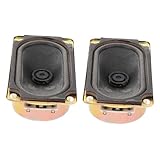 DOITOOL 2 Stück Rechteckige Tv Lautsprecher Ersatzteile Hochsensible Hornlautsprecher DIY Audio Reparaturset für Heimkino Klare Klangwiedergabe Kompatibel mit Stereoanlagen und Mobilen