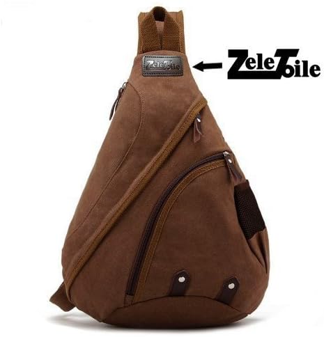 ZeleToileÂ® XB-01 Pro New Popular Triangle Bag Canvas Chest Bag Messenger Bags Multi Purpose School Sports Traveling Gym Cycling Biking Bag