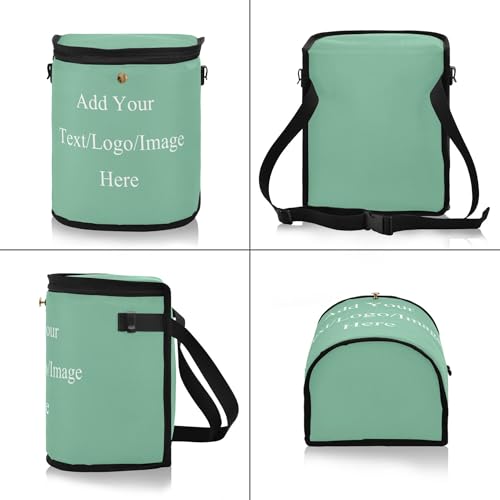 Image of Wudan Custom Sage Green Garbage Trash Can with Lid Lid Leak Proof Trash Can Bin for Women Car Interior Accessories