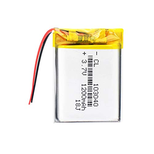 ZJBKX 3.7V 1200mAh 103040 Batteria, polimeri di