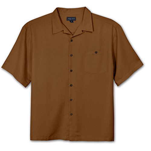 Indygo Smith Big and Tall Rayon Camp Shirt
