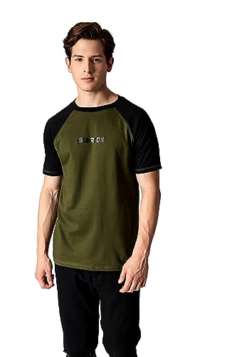 Image of Trendy Men's Round Neck T-Shirt Pure Pre Combed Cotton Bio-Washed 3D Print (STM-003)