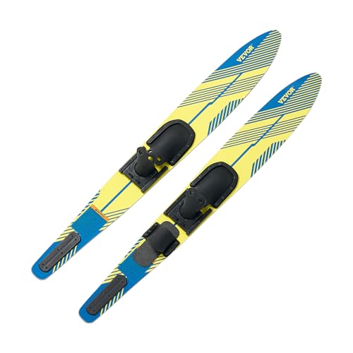 VEVOR Esquís Acuáticos de 150 cm, con Fijaciones de...