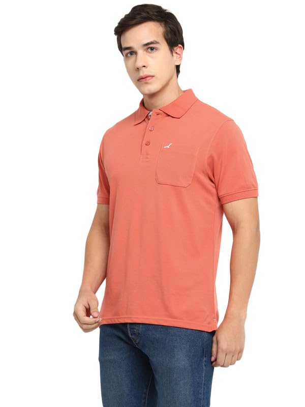 Image of AMERICAN CREW Polo Collar T-Shirt for Men with Pocket