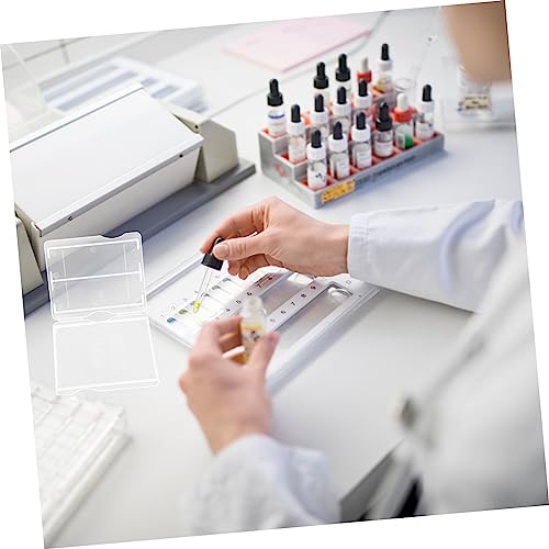 Boîte pour lames de microscope transparente protégeant 100 pièces de la poussière