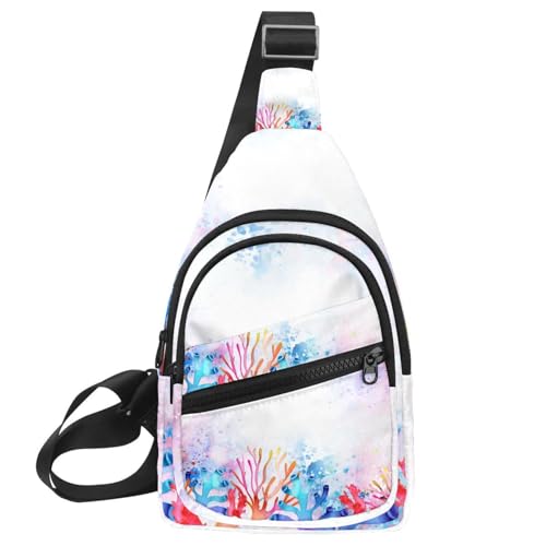 Sac de poitrine corail pour homme qui libère vos poches avec élégance et confort