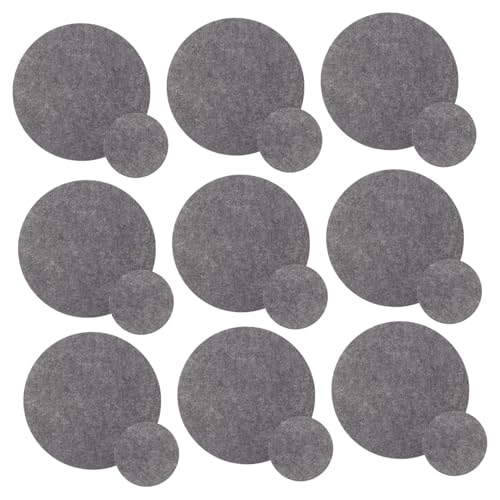 Amosfun 30piezas Divisores De Platos De Fieltro Redondos Protectores De Vajilla De Porcelana Almohadillas Protectoras para Utensilios De Cocina Separadores De Fieltro para Platos Organizac