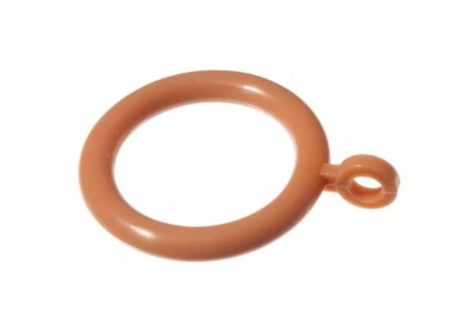Anneaux pour tringle à rideaux marron clair pour salon chaleureux