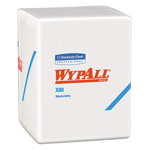 WypAll GeneralClean X60 Cloths Multi-Task Cleaning Wipes (41083), Quarterfold, Strong and Absorbent Towels, White (8 Packs of 70 Sheets, 560 Sheet Total)