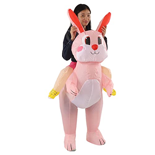 Fantasia de Coelho Inflável, Roupa de Equitação Fofa, Pano Impermeável Durável, Reutilizável, para C