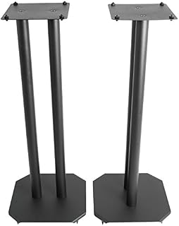 VIVO Premium Universal 25 inch Floor Speaker Stands for Surround Sound and Book