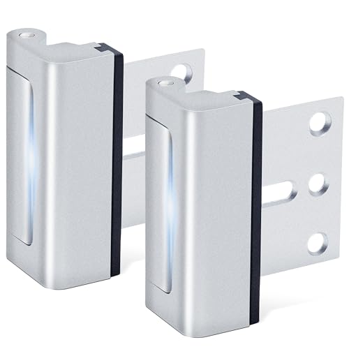 Home Security Door Lock 2-Pack Reinforcement Locks