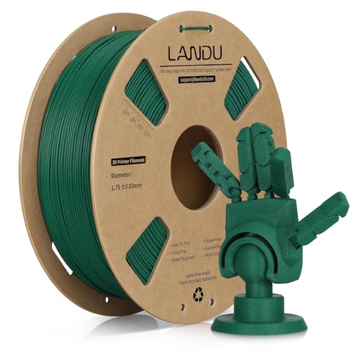 LANDU Carbon Fiber PLA Filament 1.75mm Green 1KG PLA-CF 3D Printer Filament