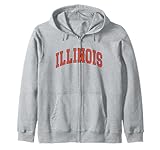 Illinois residents including Illinois adults & kids will love this simple retro Illinois throwback design that says Illinois in classic retro Illinois orange blue! A great gift for Christmas, Birthdays, Holidays, college students, and Illinois sports...