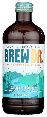Brew Dr. Kombucha Clear Mind, 14 Ounce