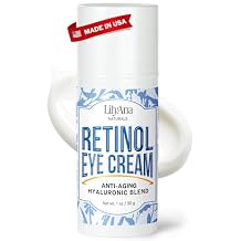 LilyAna Naturals Eye Cream - Eye Cream for Dark Circles and Puffiness, Under Eye Cream, Anti Aging Eye Cream Reduce Fine Lines and Wrinkles 1.0 Ounce, Retinol