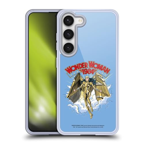 Funda de Gel Suave Wonder Woman 1984 Samsung Galaxy S23 5G Carcasa Flexible Antigolpes Retro 1