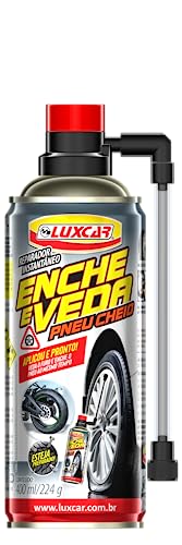 Reparador De Pneu Instantâneo Luxcar 400 Ml