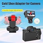 HAFOKO-Osmo-Action-Camera-Cold-Shoe-Adapter-Compatible-for-DJI-Osmo-Action-5-Pro43-Magnetic-Quick-Release-Adapter-Mount-with-14-180-Tilt-Adjustable-Compatible-for-DJI-OSMO-Action-34