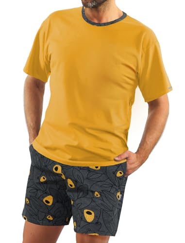 Pyjama homme court coton Sesto Senso maille douce et respirante