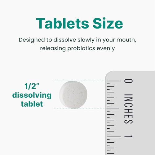 K-Nutra Dentifresh Mint Xylitol Tabs – Oral Probiotics for Bad Breath, Dry Mouth & Fresh Breath, 7 Billion CFU, Sugar-Free, GMO-Free, Gluten-Free, Natural Mint Flavor, 30 Tablets (Improved Formula)