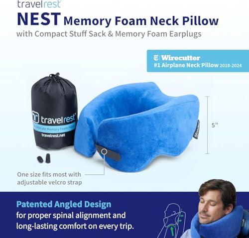 مراجعة Travelrest Nest — أفضل وسادة سفر ميموري فوم قابلة للطي حسب Wirecutter (2018–2021) - الصورة 2