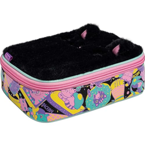 Tilibra - Estojo Box Pelúcia Purrfect Cats