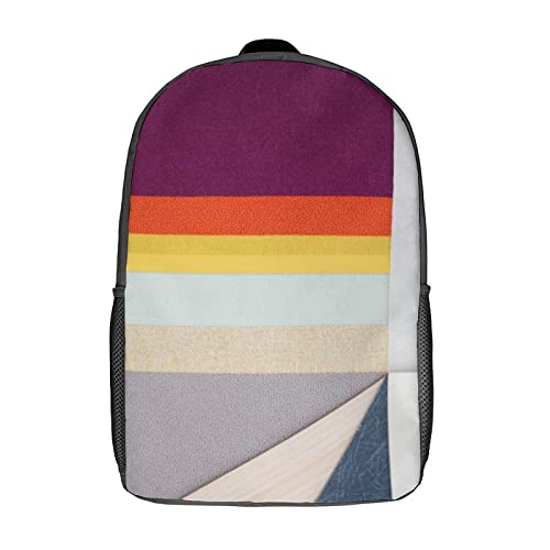 Sac à dos imprimé en 3D multicolore pour étudiant et grand cartable