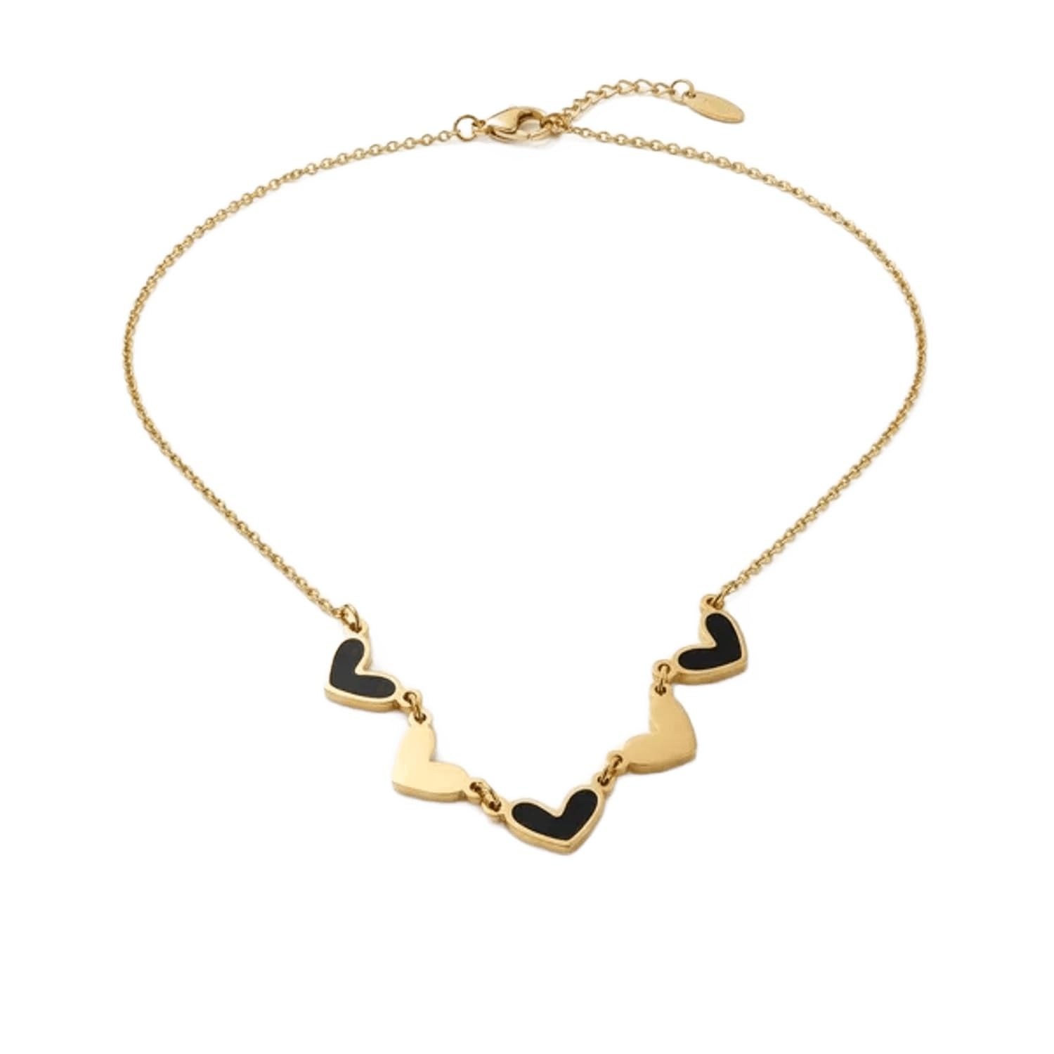 The Heart Verse Station Necklace Delicate Anti-tarnish Pendant Symbol of Love and Connection | Free Size-image-11