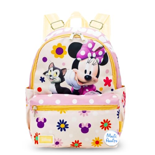 Disney Minnie Mouse Mini Backpack Bundle - 13 Backpack with Front Pocket
