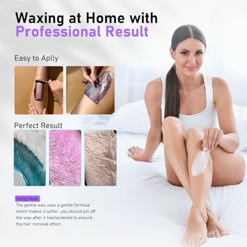 Smart Digital Wax Machine with Auto Temperature Control for Safe Hair Removal - Suitable for Brazilian, Bikini, Facial, Eyebrow, Nose & Full Body Waxing (with Wax Beads) - Thumbnail 5