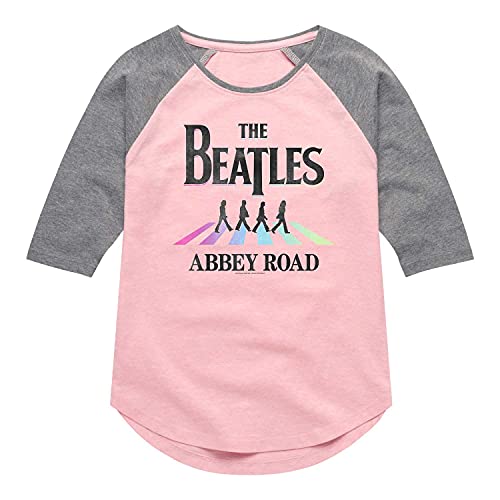 HYBRID APPAREL - The Beatles - Abbey Road - Girls Toddler and Youth Raglan