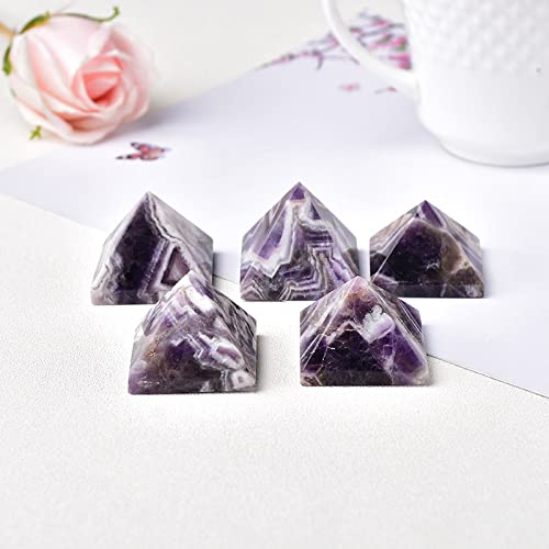 Améthyste pyramide quartz pierre naturelle pour sublimer votre salon