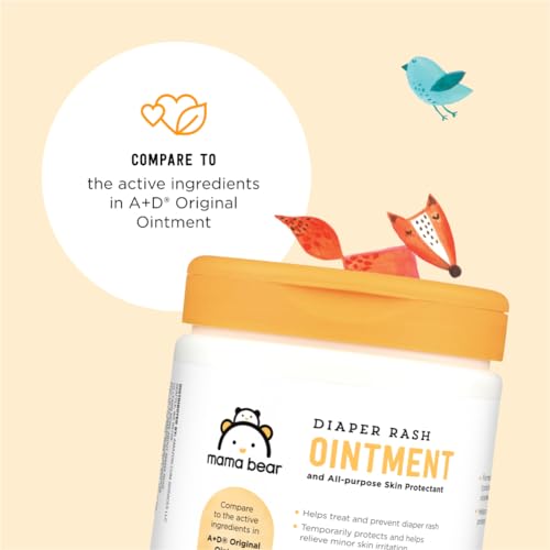 Amazon Brand - Mama Bear Diaper Rash Ointment, 16 Oz, Pack of 1