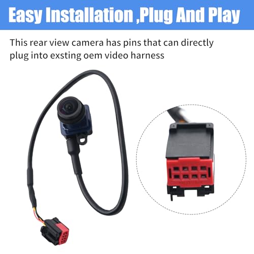 Image of UOIENRT 6MJ97ZZZAA Rear View Back Up Camera Replacement for Dodge Ram ProMaster 1500 2500 3500 2014-2020 Replace 68288201AA