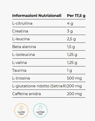 Yamamotò Kamikaze 400 gr - kyowa quality - preworkout pre allenamento concentrato con tecnologia CNOP -1™