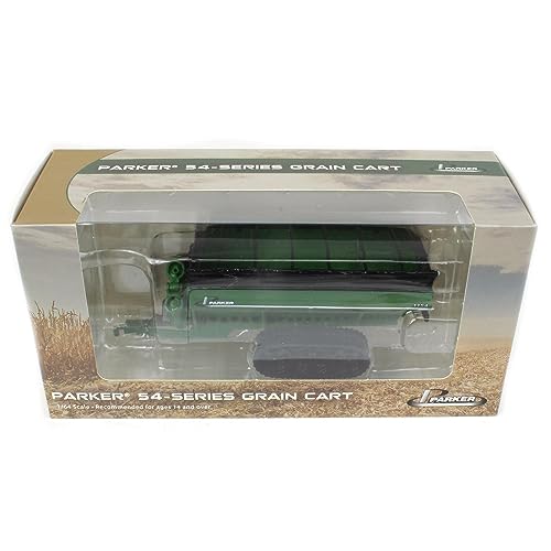 Spec Cast 1/64 Parker 1154 Remolque de Grano Verde con Orugas Modelo de Vehículo con Base para Exhibición, Listo para Exhibición en Interiores, Recomendado para Adolescentes miniatura 6