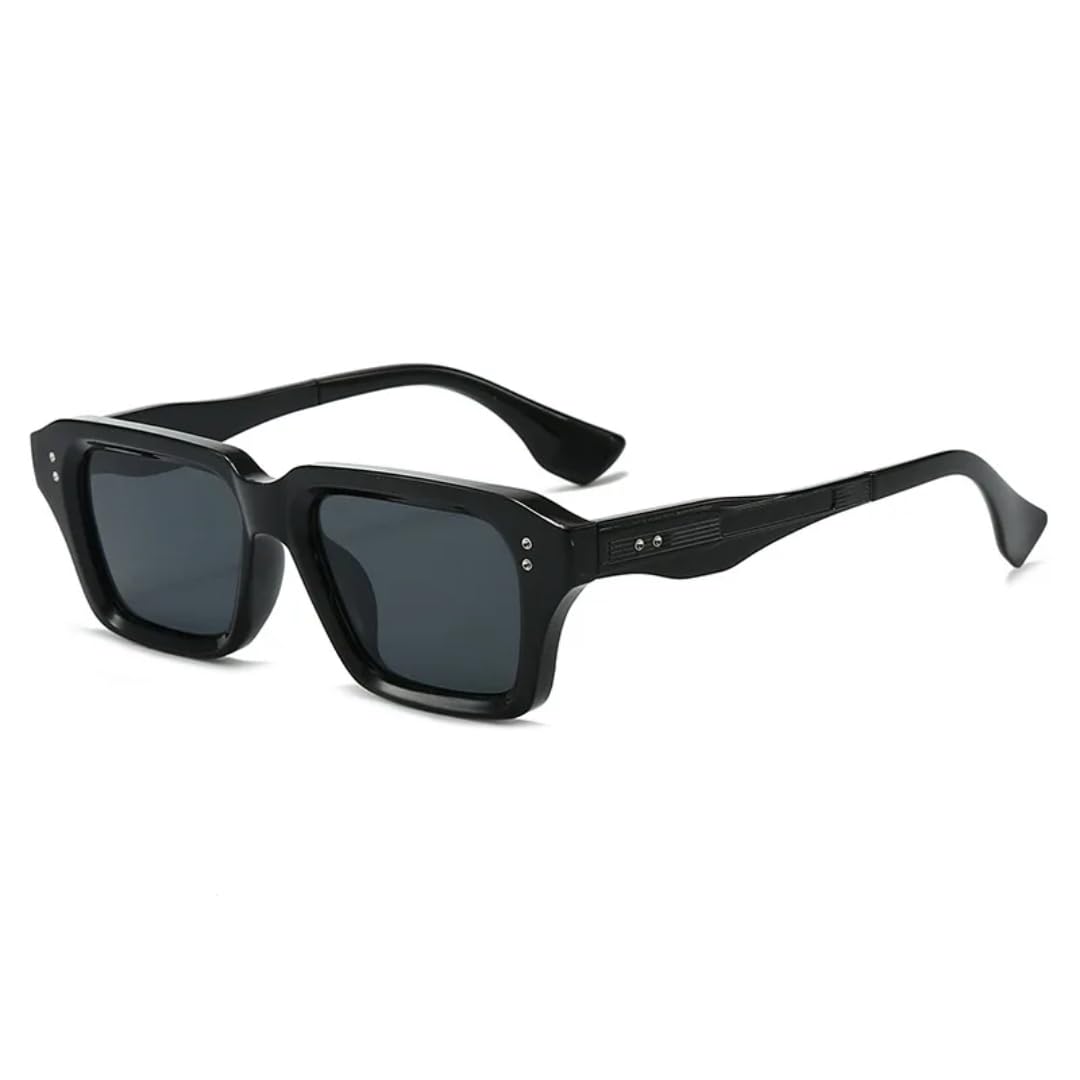 Lunettes de soleil carrées à rivets le choix tendance de la saison