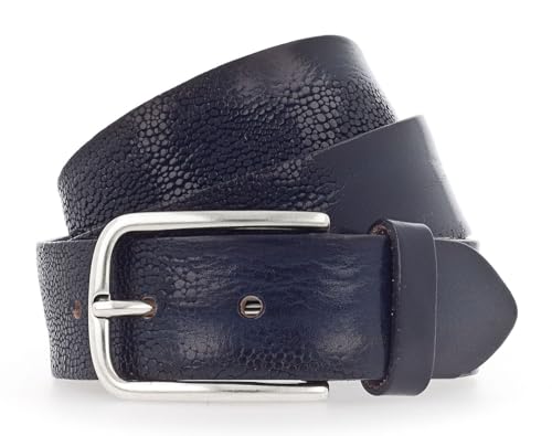 Ceinture cuir marine 35mm Vanzetti W95 fini les ceintures rigides qui s'abîment