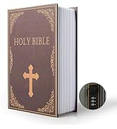 Diversion Book Safe Storage Box (9.5"×6"×2.2") - Secret Safe Can with Security Combination Lock